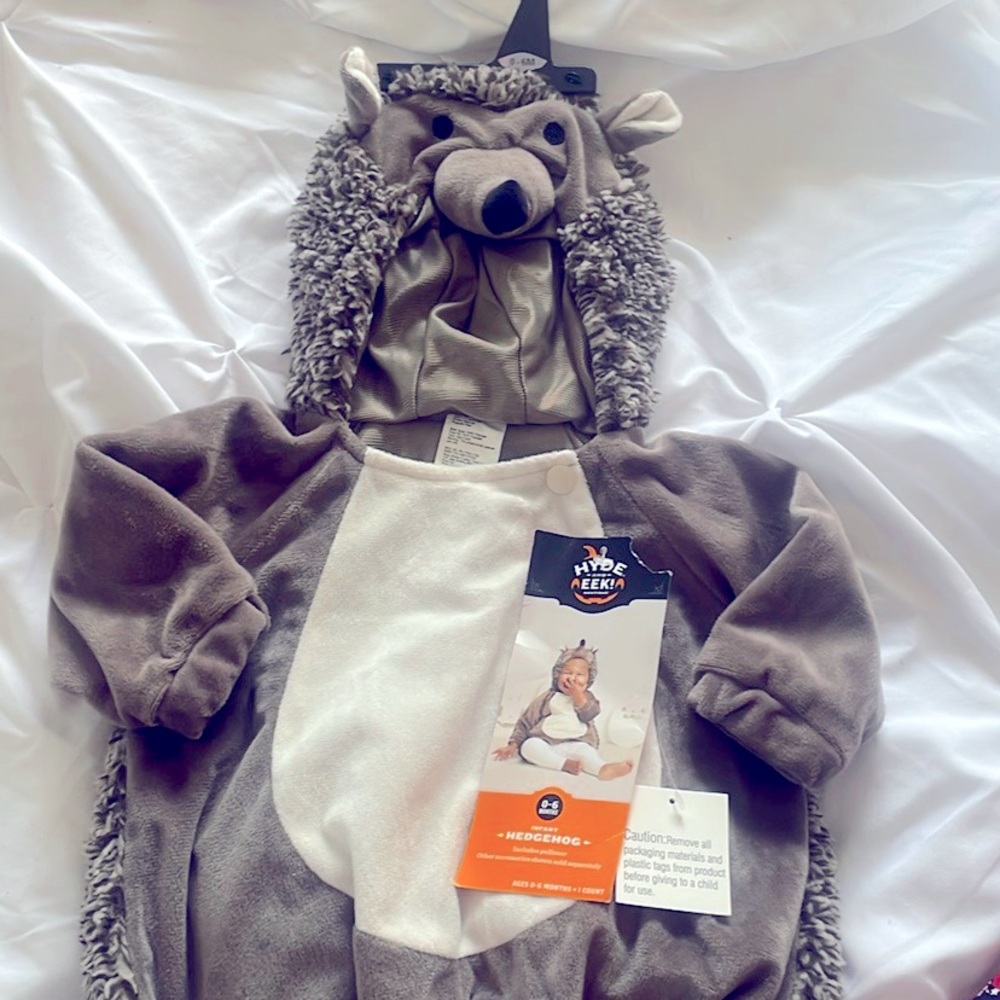 BOUTIQUE COSTUME 0-6 months Hedgehog Adorable